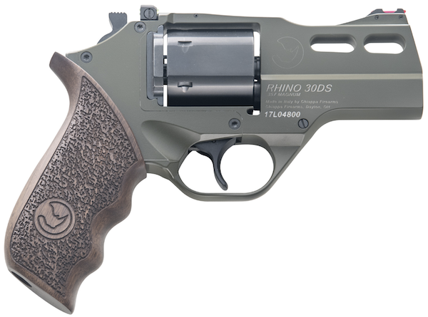 Chiappa Firearms Rhino 30Ds 357Mag 3" Adj. Sight Odg/Walnut 340.285 - Chiappa Firearms - .357 MAG/.38 SPECIAL