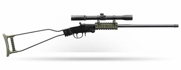 Chiappa Little Badger 22LR Black/OD Green 16.5 Inch with 4x20 Scope by Chiappa Firearms USA Ltd
