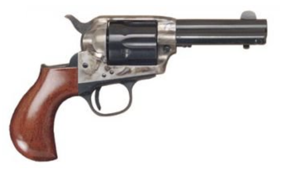 Cimarron Lightning 38SPL Revolver 6 Rd 3.50" Blued Birdhead Walnut Grip - Cimarron - 38SP