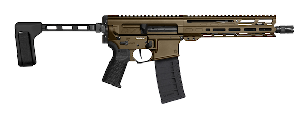 CMMG DISSENT 556 10.5" BRACED MIDNGT