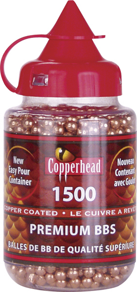 Crosman Copperhead 0737 EZ Bottle .177 BBs (1500 Count)