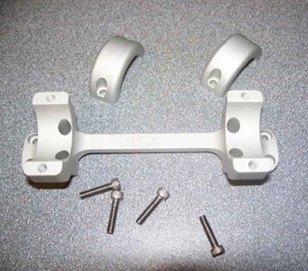 DNZ X-Bolt Short Action Medium Silver Scope Mount