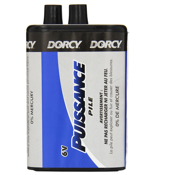 DORCY SUPER HEAVY DUTY 6VOLT - SINGLE                       - DORCY LIGHTS & BATTERIES