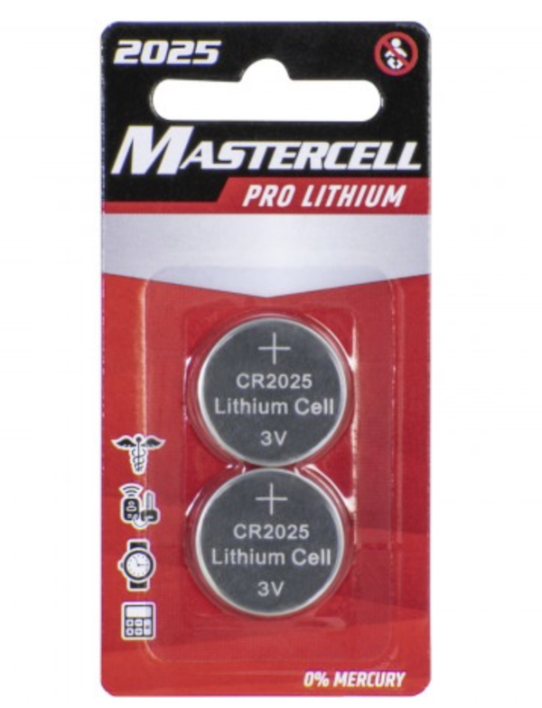 DORCY 2 PACK LITHIUM 2025 COIN CELL                        