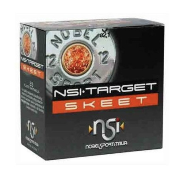 NobelSport American Trap Target 20 Gauge 2-3/4" 7/8 oz #9 Shot Shotshell (25 Rounds)