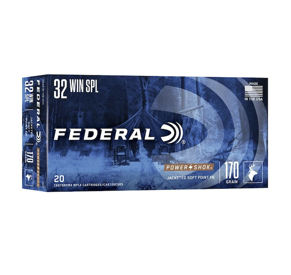 Federal Power-Shok .32 Win Special 170gr Soft Point (20 rd/bx, 10 bx/cs)
