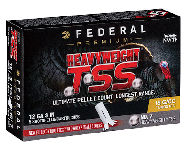 Federal Heavyweight TSS Turkey Shotshells 12 Gauge 3.5" #7 & #9 (5 Rounds)