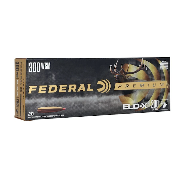 Federal Premium .300 WSM 200gr ELD-X Rifle Ammunition