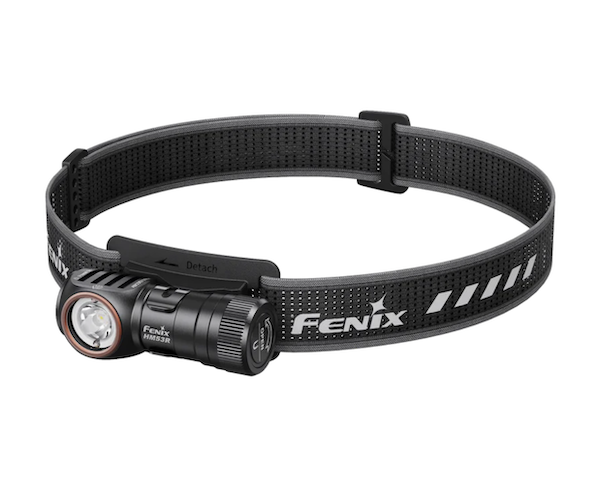 FENIX RECHRG HEADLGT 1600L BLK WHT/RED LGT
