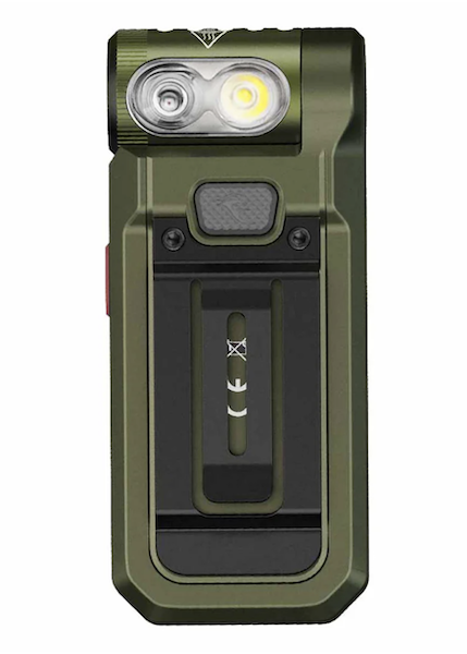 FENIX W/R CLIP LGT RECHRG 150L GRN