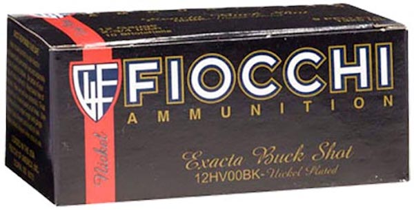 Fiocchi 12HV00BK Exacta 12 Gauge 2.75" 00 Buck 10 Rounds