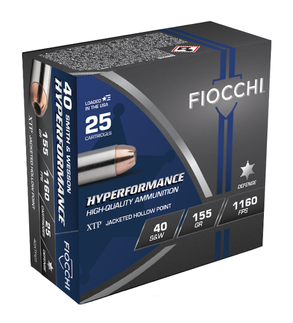 Fiocchi .40 S&W 155gr XTP Jacketed Hollow Point (XTPHP) 25rd Box