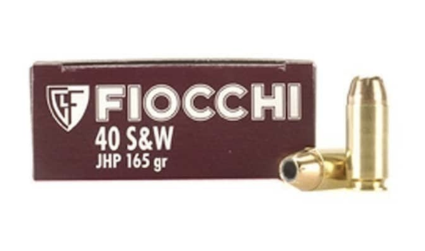 Fiocchi .40 S&W 165 Grain JHP 50 Round Box