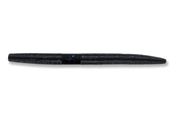 5" SENKO BLACK W/ LARGE BLUE FLAKE (10 PACK)                - GSM Outdoors