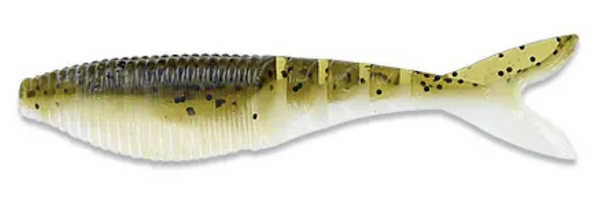 YAMA 4" ZAKO GREEN PUMPKIN W/ BLACK/WHITE (6 PACK)          - GSM Outdoors