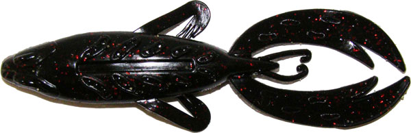 4" ROJAS FIGHTING FROG / BLACK NEON (7 PACK)               