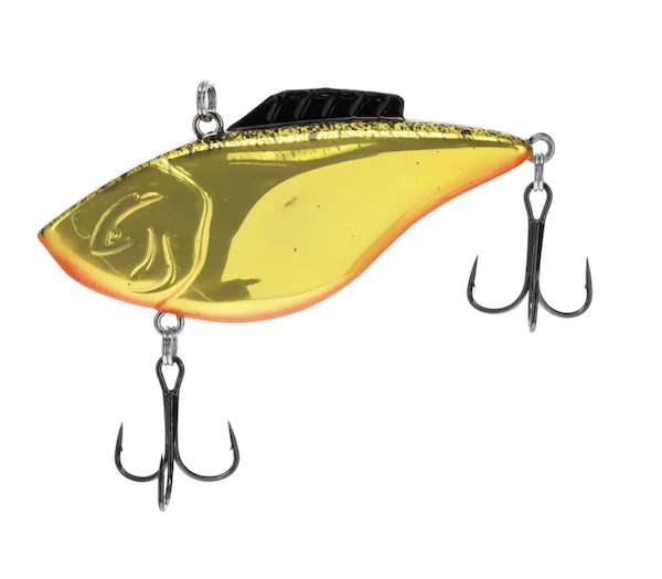 HAMMER-TRAP 3/8 OZ / GOLD BLACK SPLATTER W/ ORANGE BELLY   