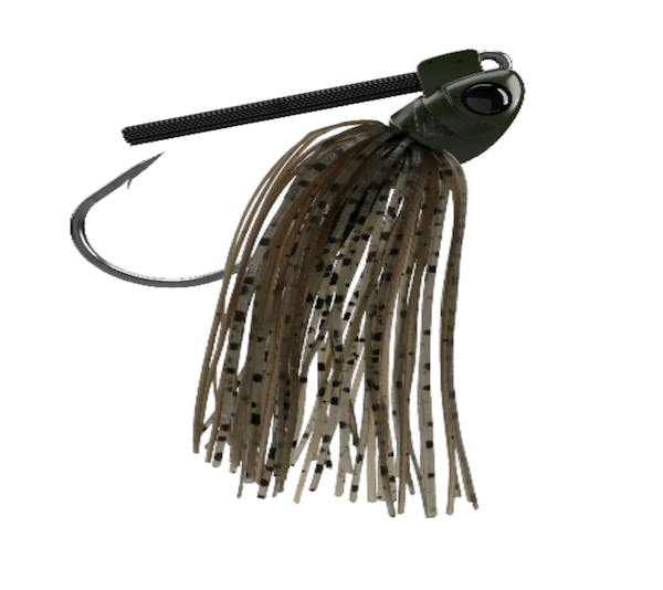 BRUSH PANDA (HEAVY COVER SWIM JIG) 1/2 OZ. / GREEN PUMPKIN 
