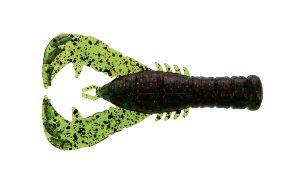 3" YAMA CRAW / WATERMELON/BLACK & RED (8 PACK)             