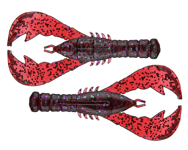 4" YAMA CRAW / PLUM CANDY (6 PACK)                         