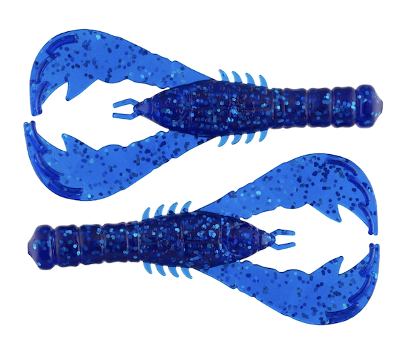 4" YAMA CRAW / SAPPHIRE BLUE (6 PACK)                      