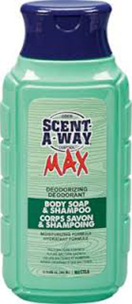 Scent-A-Way MAX Liquid Soap (Body Wash & Shampoo) 12 oz