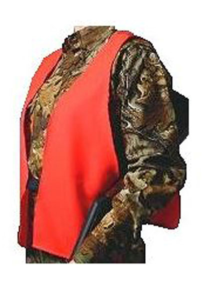 Hunters Specialties HS02002 Safety Vest Magnum Blaze Orange (Fits up to 4XL)