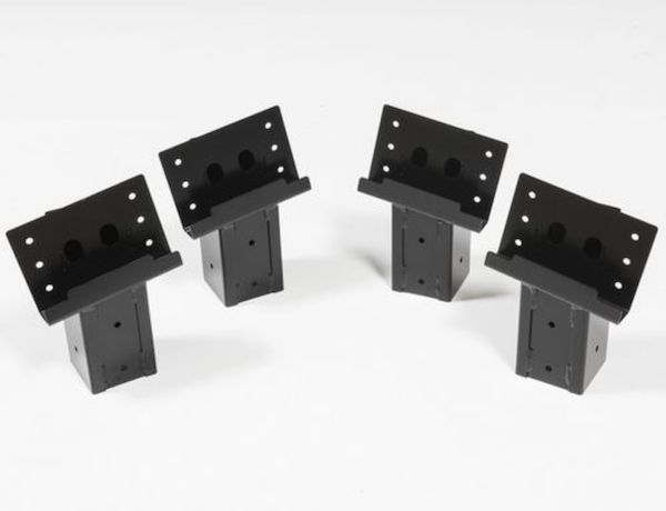 GSM HME 4x4 Steel Blind Post Brackets 4-Pack - GSM Outdoors