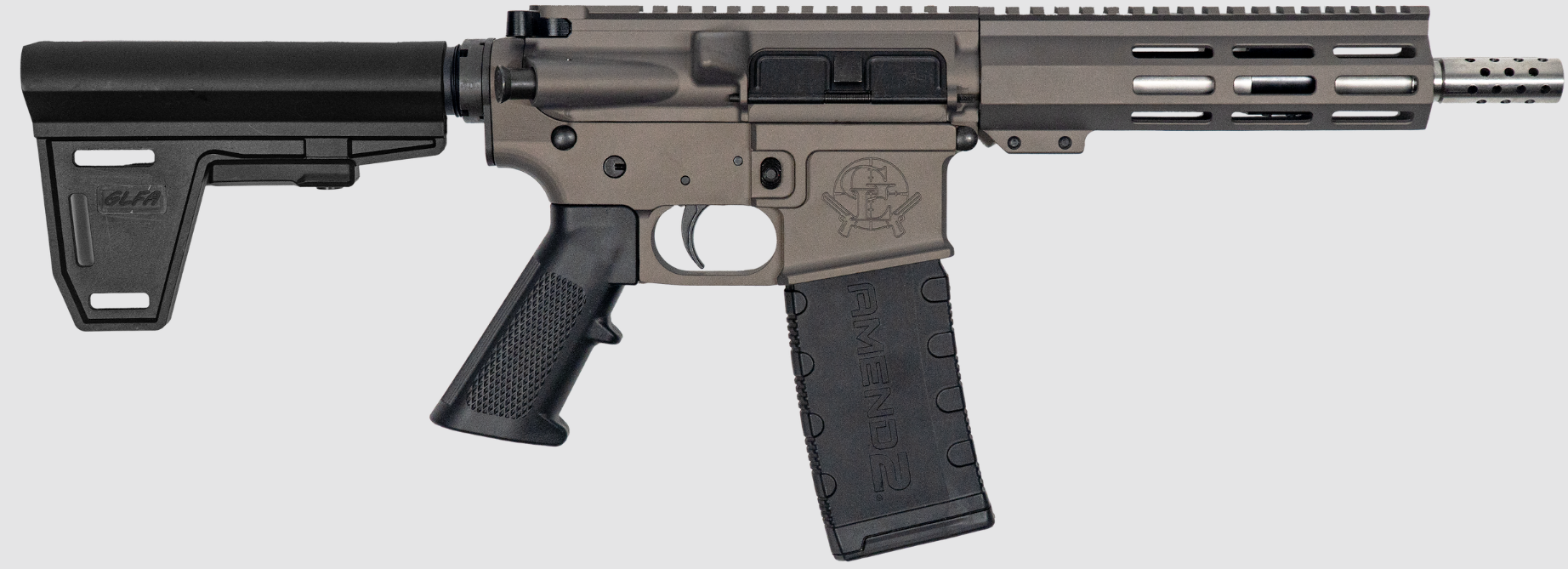 Great Lakes Firearms GL15 AR-15 Pistol w/ Brace (223 Wylde) 7.5in Tungsten