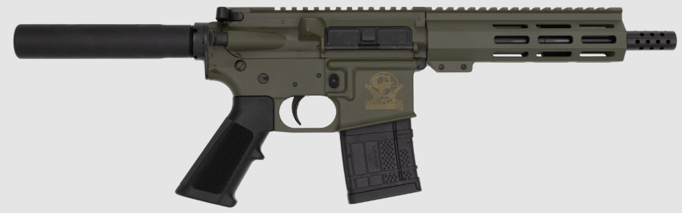 Great Lakes Firearms GL-15 AR-15 Pistol .223 Wylde 7.5" Nitride (OD Green)