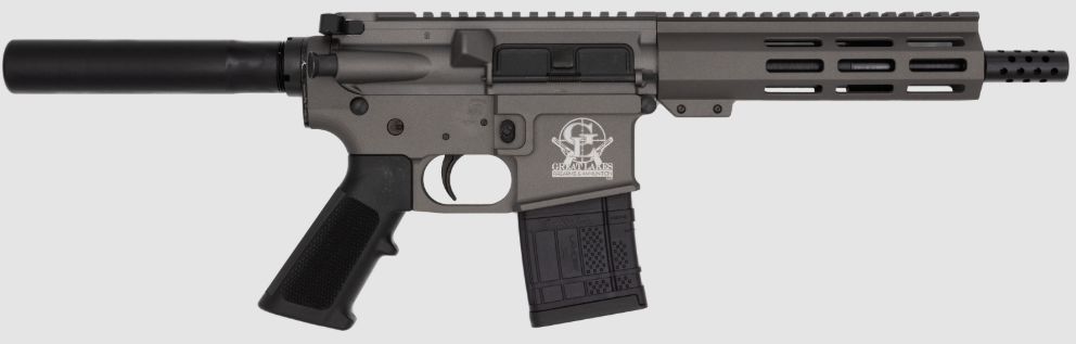 Great Lakes Firearms GL-15 AR-15 Pistol .223 Wylde 7.5" Tungsten Cerakote (30rd)