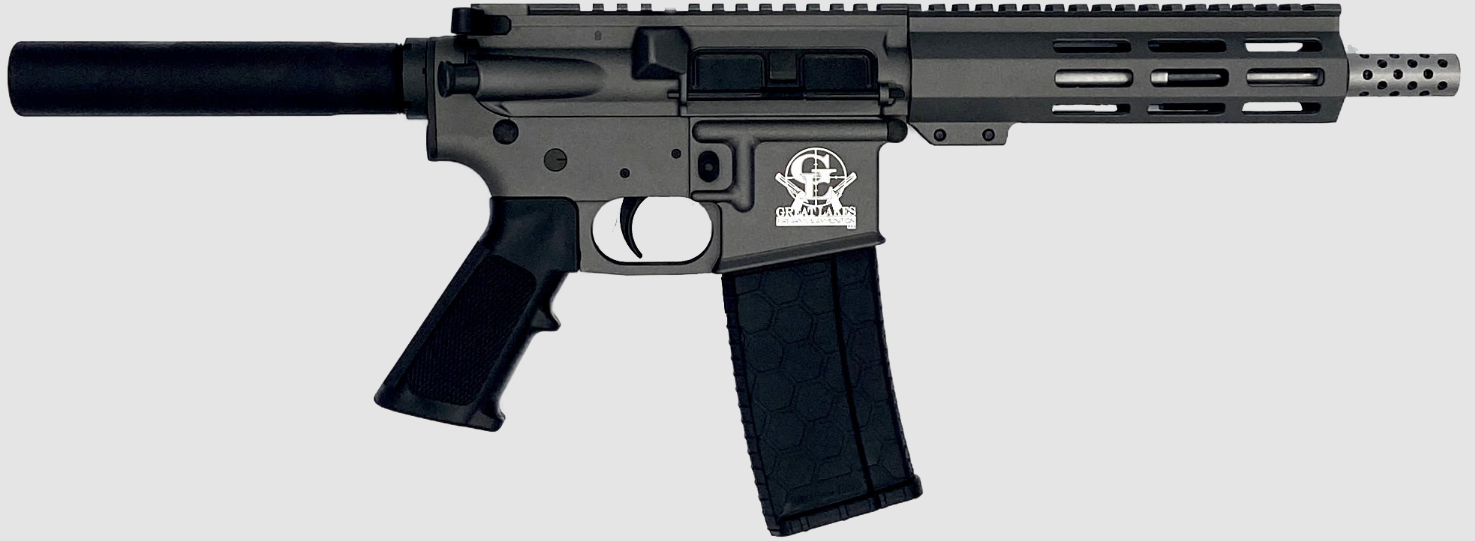 Great Lakes Firearms GL-15 AR-15 Pistol .223 Wylde 7.5" Stainless Barrel, Tungsten
