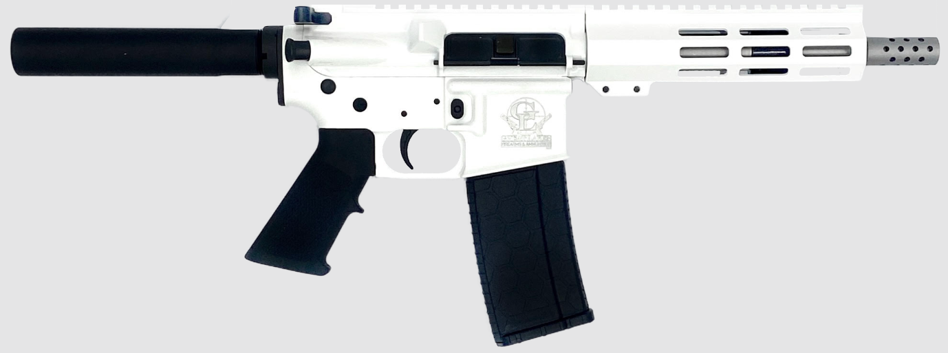 Great Lakes Firearms GL-15 GLFA .223 Wylde 7.5 in Pistol (White) 30rd