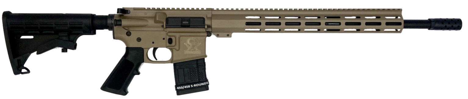 Great Lakes Firearms GLFA AR-15 .450 Bushmaster Rifle (Flat Dark Earth)