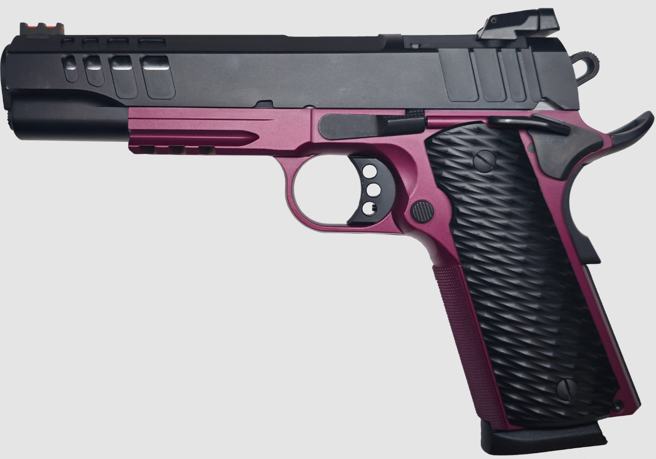 GREAT LAKES FIREARMS GLFA 1911 9MM 5" SS BLACK CHERRY
