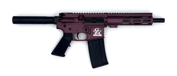 GLFA AR15 Pistol - Black Cherry | .223 Wylde 7.5" Heavy Barrel 7" M-... - Great Lakes Firearms - 223 Wylde
