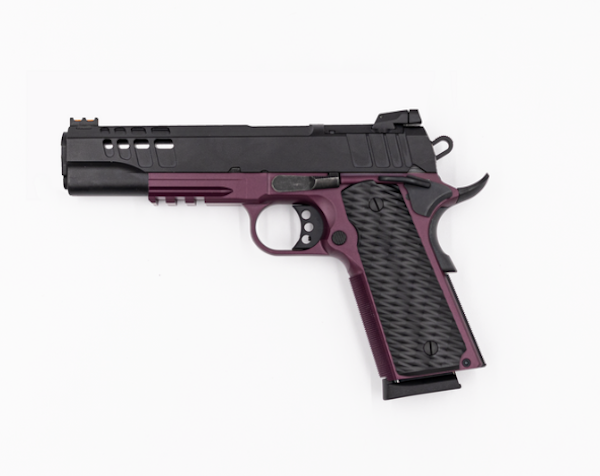 Great Lakes Firearms 1911 .45 ACP 5 in Optic Cut Ported Slide Pistol (Black Cherry Frame)