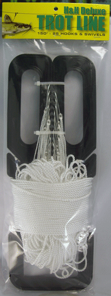 H&H Lure TROTLINE 150 X 25 Hooks