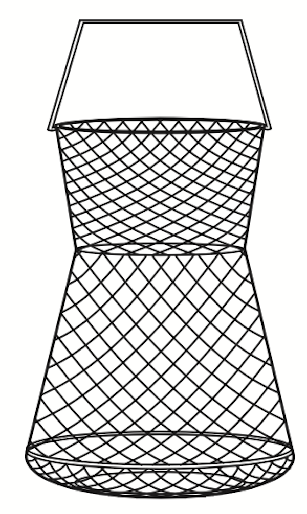 HT JUMBO COLLAPSIBLE WIRE BASKET 15X30                     