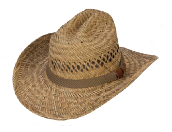 JAFARI Cattleman Straw Hat (Wire Brim)
