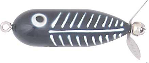 Heddon Tiny Torpedo 1/4 oz Black Shore Minnow Fishing Lure