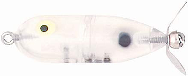 Heddon Hed Baby Torpedo 2.5" 3/8 - Clear Fishing Lure - Heddon