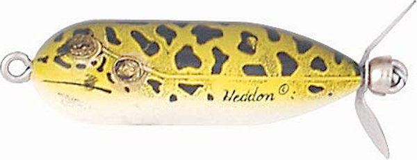 Heddon Hed Baby Torpedo 2.5" 3/8 - Nat Leopard Frog X0361NF - Heddon