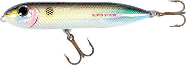 Heddon Spook Jr 3.5" 1/2 Wounded Shad
