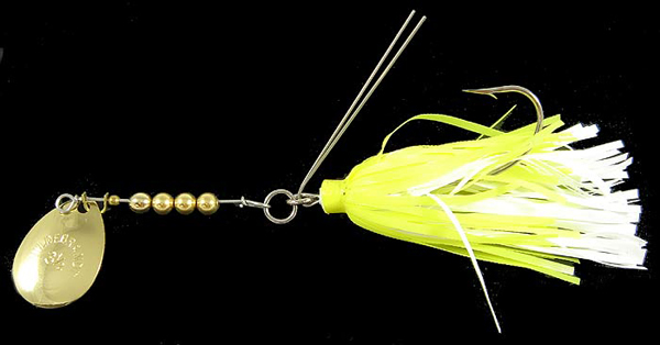 Hildebrandt Snagless Sally 3/8 Lure - Gold/CHT&/WHT
