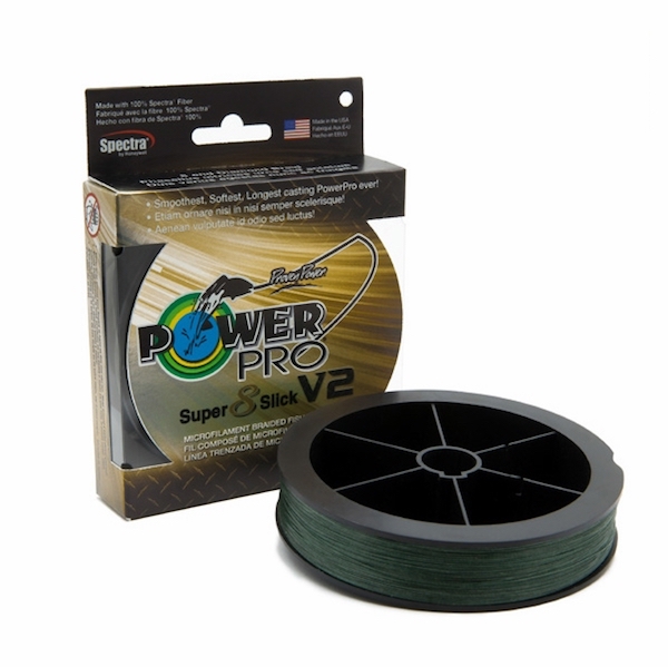 Power Pro 31500403000E SSV2 40lb 3000yd Moss Green Line - Power Custom