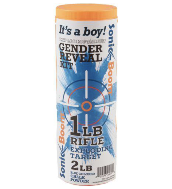 Sonic Boom SBTGRBOY Gender Reveal Boy Exploding Target