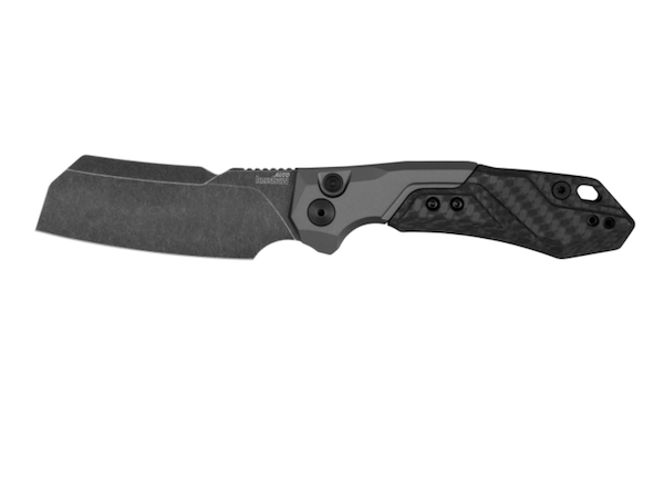 Kershaw 7850 Launch14 3.375" Cleaver Gray Aluminum Carbon Fiber Scale
