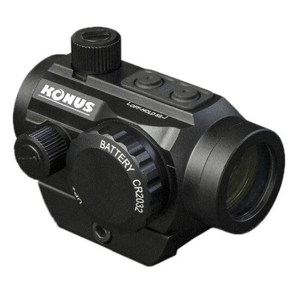 Konus Sight-Pro Nuclear Dual Riser Red Dot 1x22 (3 MOA) - Red/Green