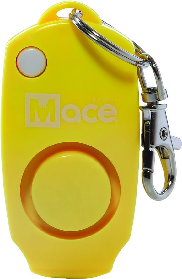 Mace Spray Personal Alarm Keychain Neon Yellow 80732
